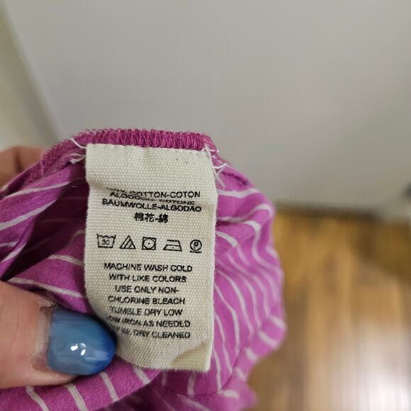 Free People AnotheSpecial Day M Pink Boho Embroidered Raw‎ hems Tunic Oversized - Picture 11 of 15